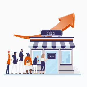 activity peaks in stores